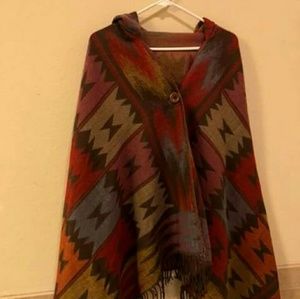 Hooded shawl